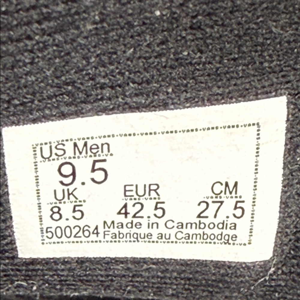 Vans Range EXP Black & White Men's Low-Top Sneakers Size 10.5 - Picture 12 of 12